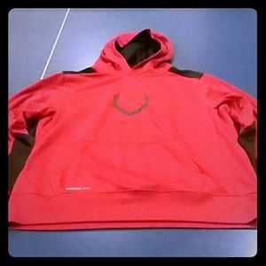 Red Nike football sweatshirt